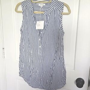NWT Beach Lunch Lounge Collection Cover Up Sailor Blue